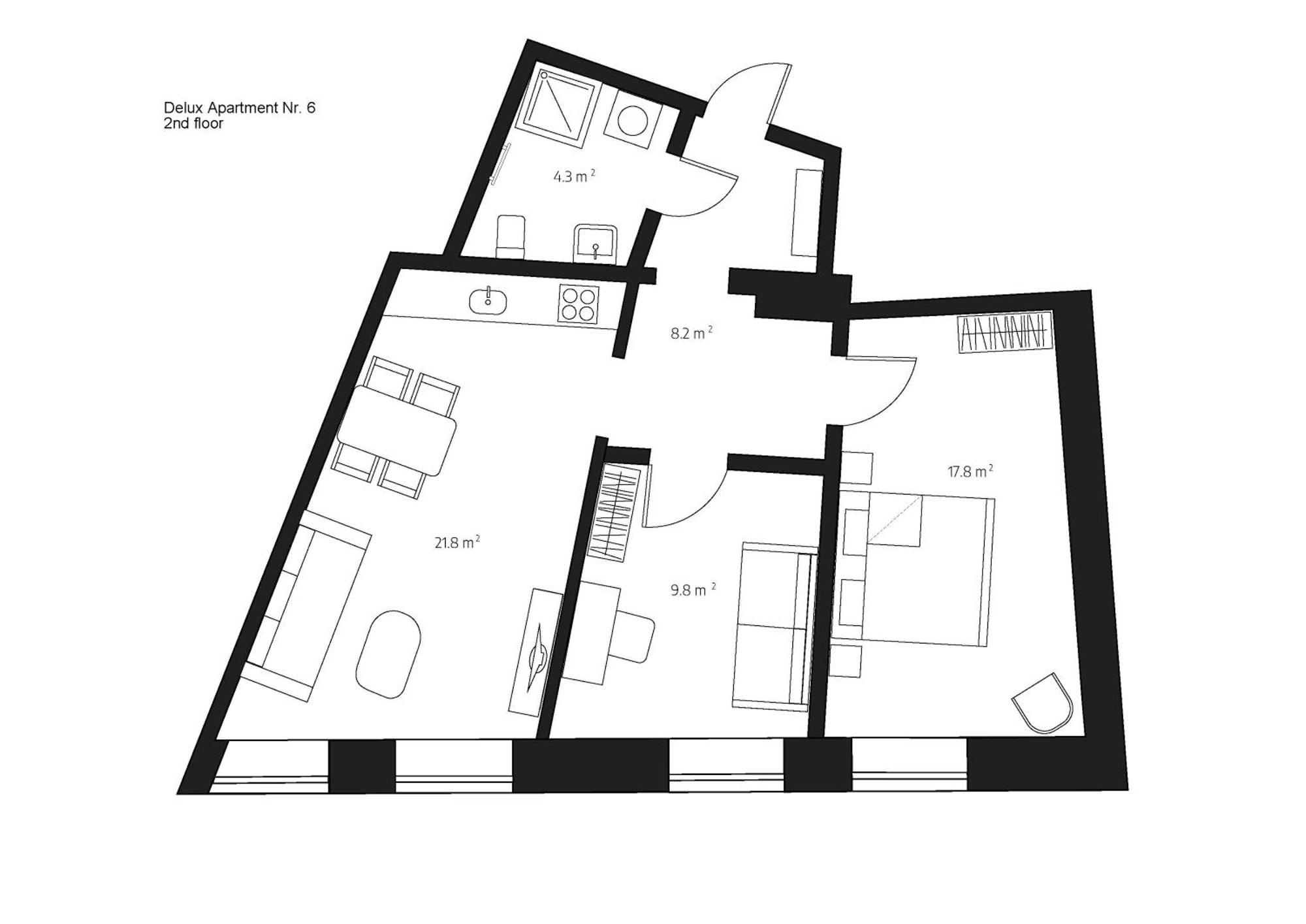 Centra Nams - Center Apartments Cesis Phòng bức ảnh