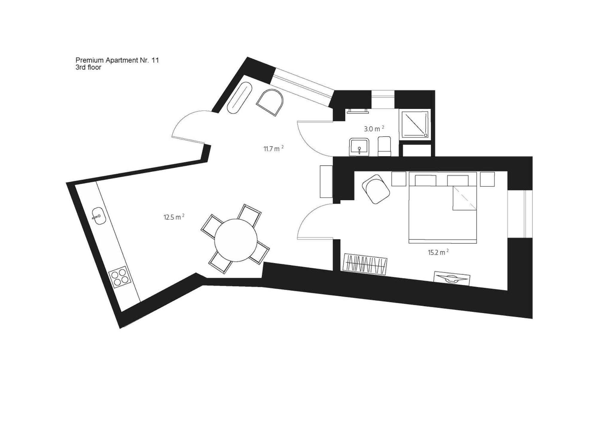 Centra Nams - Center Apartments Cesis Phòng bức ảnh