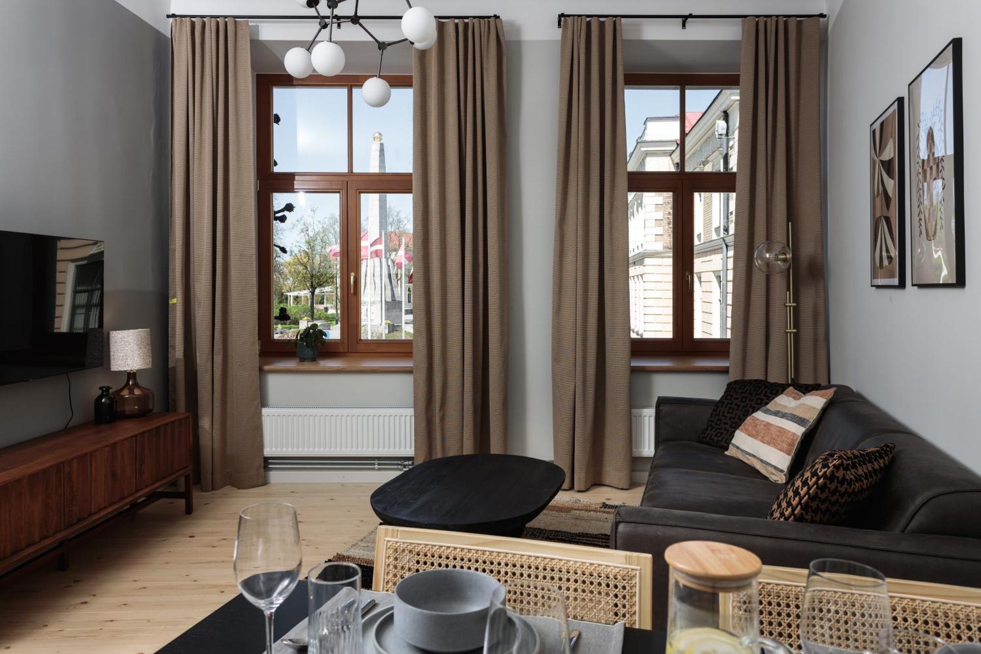 Centra Nams - Center Apartments Cesis Ngoại thất bức ảnh